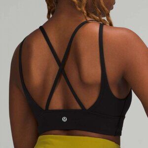 Lululemon~  In Alignment Long Line Bra *Light Support, B/C Cup- 8